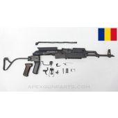Romanian M63 (WASR 10/63) Parts Kit, Original 16" Barrel, w/ Tapco Furniture & Side Folding Stock, Modified Carrier, 7.62x39