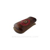 Mauser C96 "Broomhandle" Pistol Grips, Red 9, Bolo, 20 Grip Lines, Wood *NEW Production*
