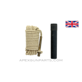 Lewis / Vickers / BREN Weighted Pull-Through Cord, With MK 5 Oil Bottle, .303 BR *Good* 