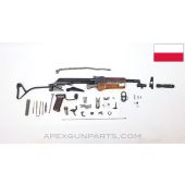 Polish AK-74 (Wz.88) Tantal Parts Kit, Side Folding Stock, Partial Matching, 5.45X39 *Very Good*