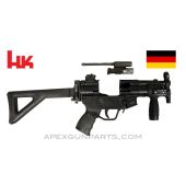 H&K MP5K Parts Kit, 5.5" BBL, 3 Position Lower (S, E, F), Folding Stock, Vertical Grip, 9mm, *Very Good* 