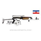 Yugoslavian M70AB2 Underfolder Parts Set, Matching, Bulged Trunnion, 7.62X39 *Good* 