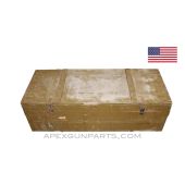 Thompson 1928A1 Wood Storage Crate, T5, OD Green *Fair* Sold *As Is* 
