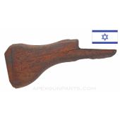 UZI Wood Buttstock, Stripped, Cracked, Sold *AS IS*