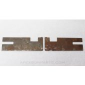 Maxim MG Display Side Plate Set, Left & Right, Plain Steel, In the White *Very Good*