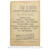 Ordnance Maintenance Technical Manual, War Department, Paperback, TM 9-1608, 1944 *Fair*