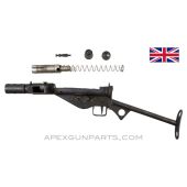 STEN MK2 SMG Parts Set W/"T" Stock, 9MM Luger