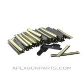 AR-15 / M16 Stripper Clip Pack, 100ct w/ 2 Loaders, USGI, 5.56 / .223, *Excellent* 