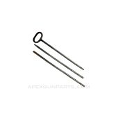 Hotchkiss M1929 / Mle1930 Heavy Machine Gun Cleaning Rod Assembly, 3 Piece, w / Thread Adapter Cap *Good* 
