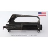 Colt M16A1 Upper Receiver w/Teardrop Fwd Assist, No Ejection Cover, Black Finish *Good* 