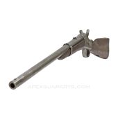 Rolling Block Carbine, Wall Hanger / Antique, Wood Stock, Brass Butt Plate *Good* 