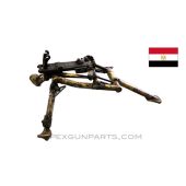 Alfa M44 MG Tripod, Tan Painted, Egyptian Marked, Complete, *Fair* 