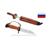 Russian AK-47 Bayonet and Scabbard, Type 3, Izhevsk, *Very Good* 