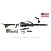 Browning 1919A6 Parts Kit w/ Israeli Stock, Carry Handle & Torch Cut RHSP, No Flash Hider, No Bipod, Bad Trunnion, USGI .30-06