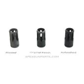 Galil AR/ ARM/ SAR Birdcage Flash Hider, Type 1 w/Short Recessed Cut, .223/5.56mm, Multiple Finish Options Available 