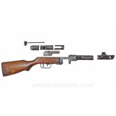 PPSh-41 Parts Kit w/Torch Cut Receiver Pieces, Matching, Blued, 7.62X25 *Very Good* 