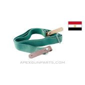 Egyptian Rifle Sling, 49.5", Green Canvas *NOS* 