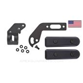 PKM Carry Handle Assembly w/ Screws & Grip Halves, Black, U.S. Made *NEW* 