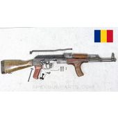 Romanian M1963 AK-47 Parts Set w/Original 16 Inch Chrome Lined Populated Barrel, 7.62X39 *Very Good* 