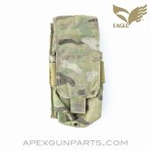 Eagle Industries Multicam Double M4 Magazine Pouch, Type 1, *Good*