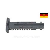 East German AK-47 MPi-K Type 3 "Red" Rear Sight Leaf, Stripped *Very Good*