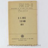 M14 Field Manual, USGI, Paperback, December 1959, FM 23-8 *Good*