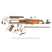 Yugoslavian M70AB1 Underfolder Parts Set w/*NEW* US Barrel, Flat Sided Trunnion, 7.62X39, *Good* 