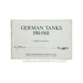 German Tanks 1914-1968, Heinz J. Nowarra, 1968, Missing Cover *Fair*