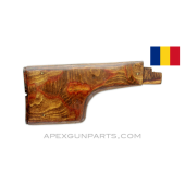 Romanian RPK Club Foot Buttstock, Stripped *Good*
