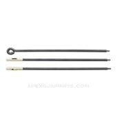 Segmented Cleaning Rod, 3 Sections, 28", *NOS*