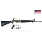 Colt 604 M16 Parts Set, 20" Barrel, 3-Prong Flash Hider, Charging Handle, Bolt Carrier Assembly, Solid Butt Plate, 5.56 NATO *Good*