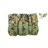 Eagle Industries A0R2 Triple M4 Magazine Pouch Placard, MOLLE Backing *Excellent*