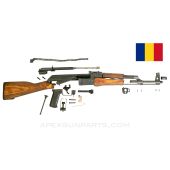 Romanian AKM / AK-47 Parts Kit, Wood Stock Set, 7.62x39 *Very Good* ONE-OFF
