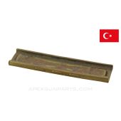 Turkish Mauser One Piece Stripper Clip, 5rd, Brass, 8mm *Good*