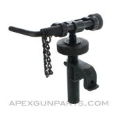 T&E Mechanism, Fits M3 Tripod & M2 .50 Browning, Long Pin, No Lock Lever, *Good* 