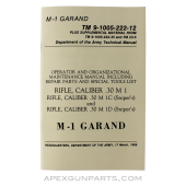 M1 Garand Technical Manual, USGI, Paperback, *NEW*