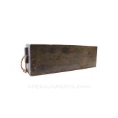 1914 Lewis Gun Pan / Drum  Magazine Transit / Storage Crate, No Lid, Wood *Good* 