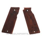 STAR Model B Grip Panel Set, Checkered Plastic, *Very Good*