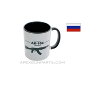 Mil-Slurp Mug, Russian AK-104, Izhevsk, *NEW* 