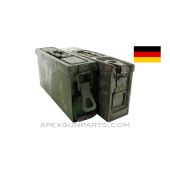 German MG Ammo Can, WWII, *Poor*, Sold *As Is* 