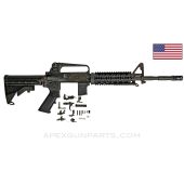 Colt Carbine Model 727 Parts Kit, 14.5" Barrel, Adjustable Stock, 3-round Burst, Surefire Quad Rail Handguards, 5.56x45 NATO *Very Good* 