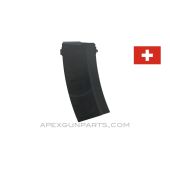 Swiss Stgw 57 Magazine, 24rd, 7.5x55, Aluminium, Type 5, *Very Good* 