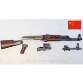 Chinese Type 56 AK Parts Kit, w/ Original Populated CL Barrel, Composite Furniture, No Internal Parts, 7.62x39 *Good* 