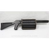 Defense Technology L8 37mm Launcher, Fixed Stock, 6rd Multi-Cylinder System, No Front Sight *Good / AS-IS* 
