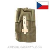 Czech SA. 24/26 5 Magazine Divided Canvas Pouch *Excellent/NOS*