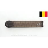 Project FN P90 Magazine, 50rd, Chipped Feed Lip, Translucent Black Polymer, 5.7x28mm *As-Is*