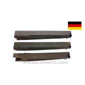 G3 / HK91 Hand Guard, Wide,  With Bipod Mount, Tropical Green, *Fair / Cracked* Sold *As Is* 