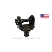 Pintle For M2 & M3 Tripod, with Bolt, Fits .30 & .50 Cal. Guns, Early 1 Ring, *Very Good* 