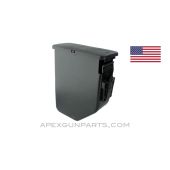 M249 SAW Hard Magazine for 200rd Belts, Black Plastic, *Very Good*