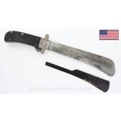 USAAF Folding Machete, Camillus, w/ Blade Protector *Good* 
